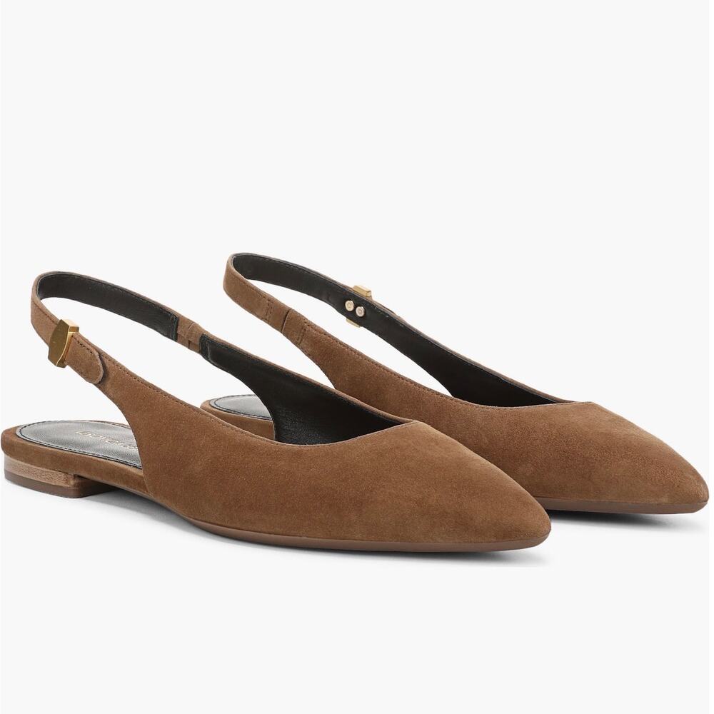 Veronica Beard Shina Slingback Pointed Toe Flat NWOB - Picture 4 of 15